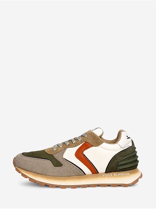 Кроссовки муж Voile Blanche 2018797-17 3D97 SAND-ARMY GREEN-MILK ORANGE - 0