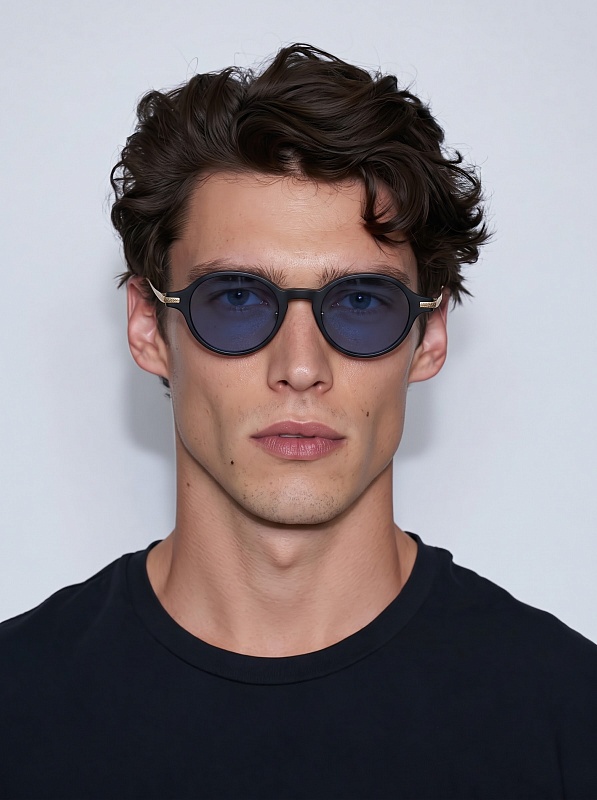 Солнцезащитные очки Masunaga MKT SPICA 19 SUN blue 46 21 140 - 1