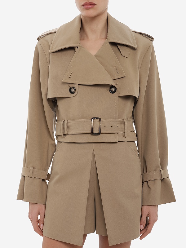 Плащ жен Self-Portrait SS26-041J-BG BEIGE - 4