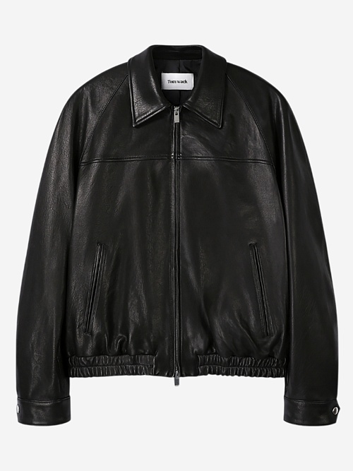 Куртка кожаная муж Tonywack BF12LJ101 BLACK - 0