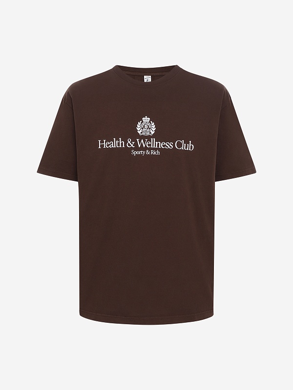 Футболка муж Sporty & Rich TO04365241BR03 Chocolate - 0