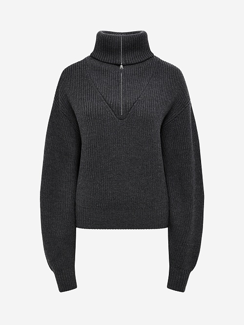 Свитер жен Officine Generale W25WKNT313 HEATHER ANTHRACITE - 0