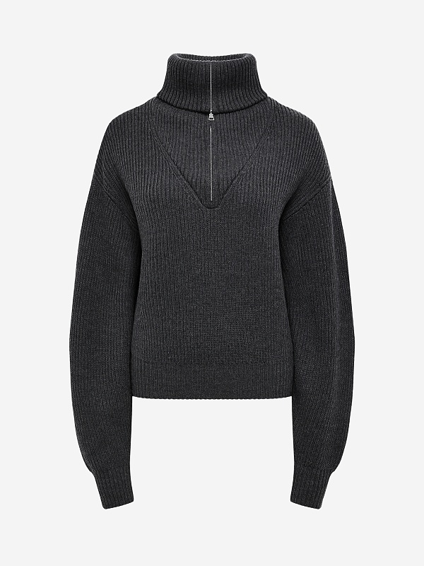 Свитер жен Officine Generale W25WKNT313 HEATHER ANTHRACITE - 4