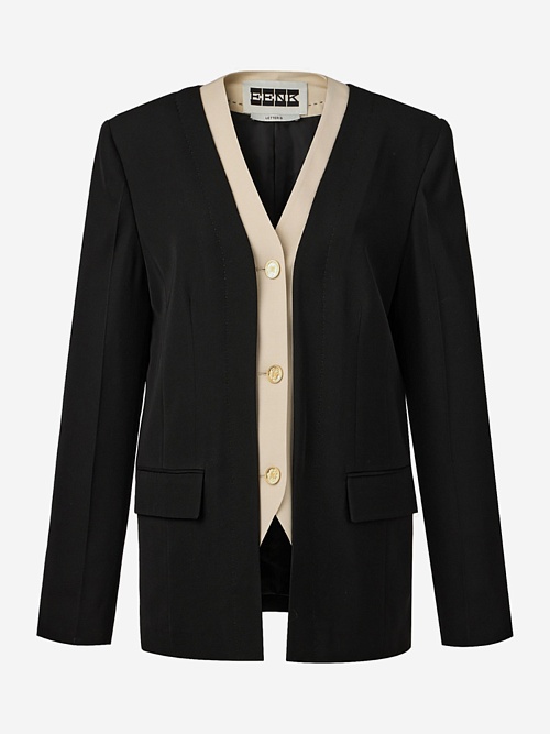 Жакет жен EENK EEB-1P353-JK05-BK Black - 0