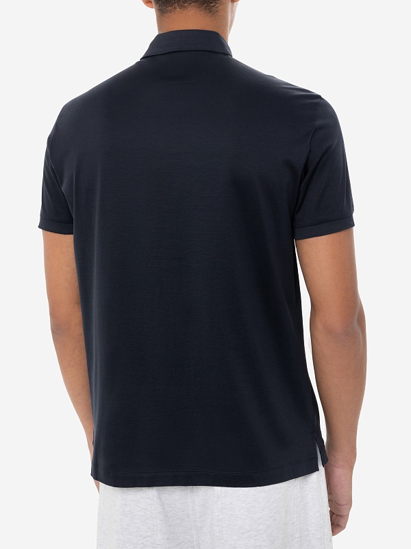 Поло муж Emporio Armani 8N1F96 1JUVZ 0920 BLU NAVY - 4