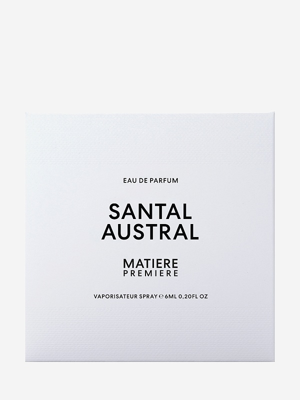Парфюмерная вода унисекс MATIERE PREMIERE 3760372460278 SANTAL AUSTRAL 6мл - 1