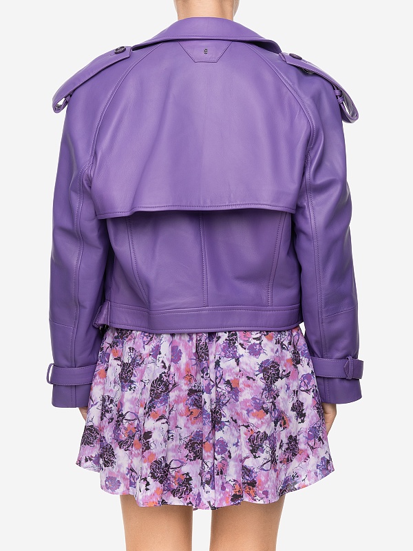 Куртка кожаная жен Salvatore Santoro 46017-D GLOV_VIOLET - 4