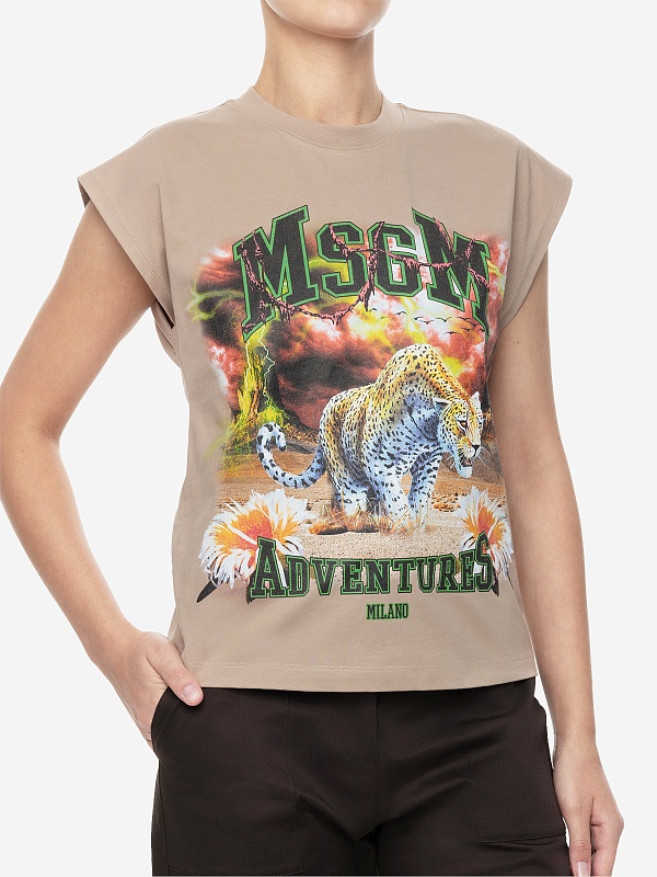 Футболка жен MSGM 3641MDM123 247002 23 - 3