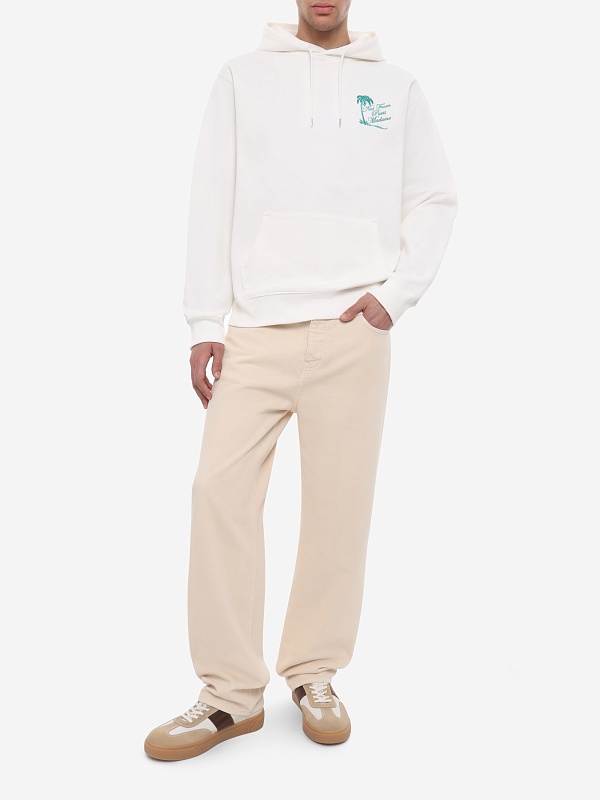 Худи муж Drôle de Monsieur K-HO204-CO127-OW OFF WHITE - 1