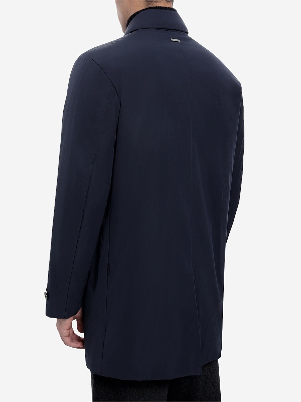 Плащ муж Woolrich CFWOOU2033MRUT3972 MELTON BLUE - 3