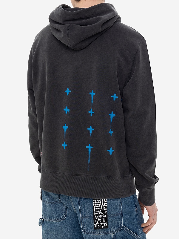 Худи муж Ksubi MPF24FL010 GREY - 4