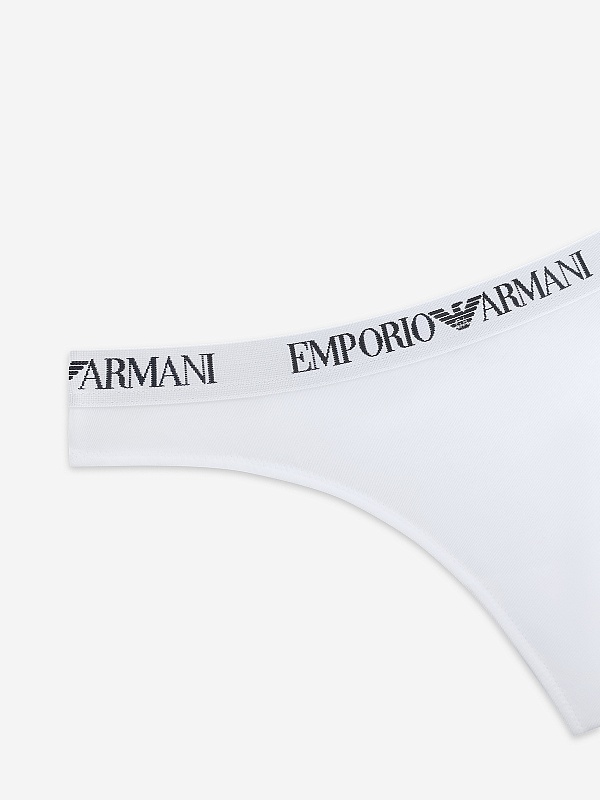 Набор (трусы 2 пары) жен Emporio Armani EW000402 AF13033 M0069 WHITE/WHITE - 3