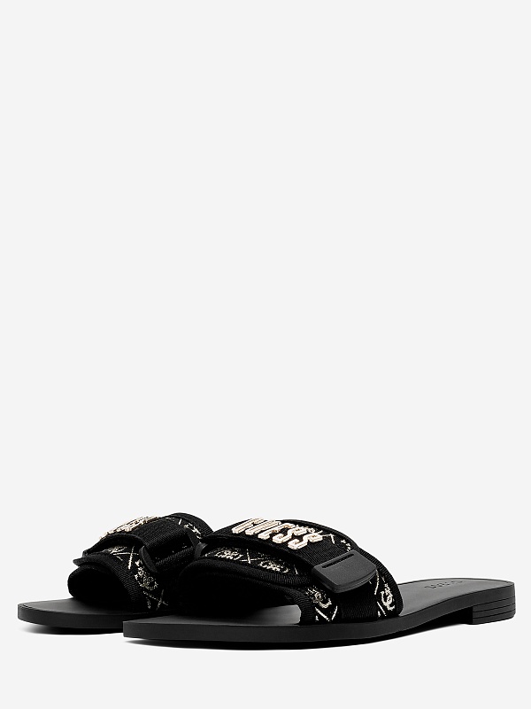Мюли жен Guess FL6E2L FAL19 BLKPL - 3