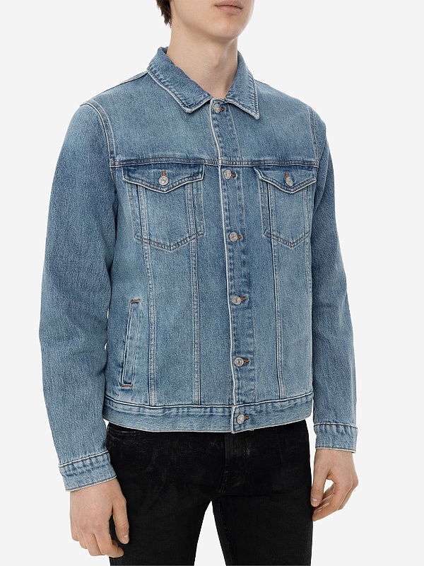 Куртка джинсовая муж 7 For All Mankind JSK5C100ES LIGHT BLUE - 3