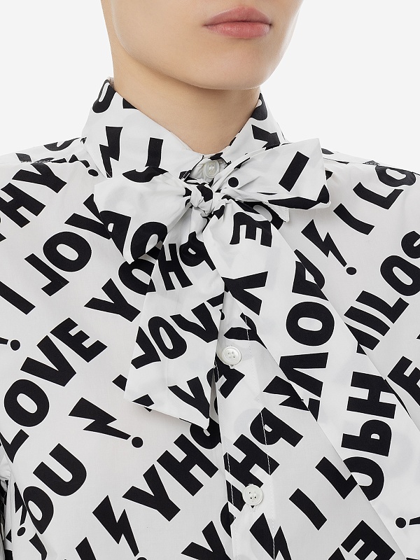 Блуза жен Philosophy Di Lorenzo Serafini 0225 5742 A1555 Fantasy print Black - 5