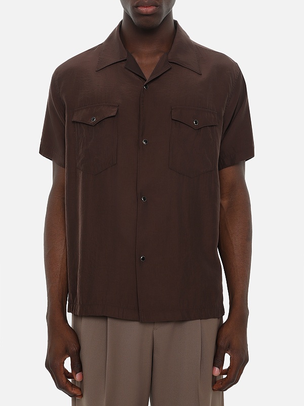 Рубашка муж Tonywack BF12SH007 BROWN - 3