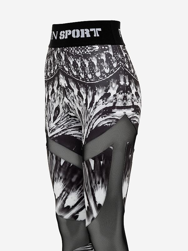 Леггинсы (спортивные) жен Philipp Plein Sport SADC WJT1823 STE003N 02 - 2