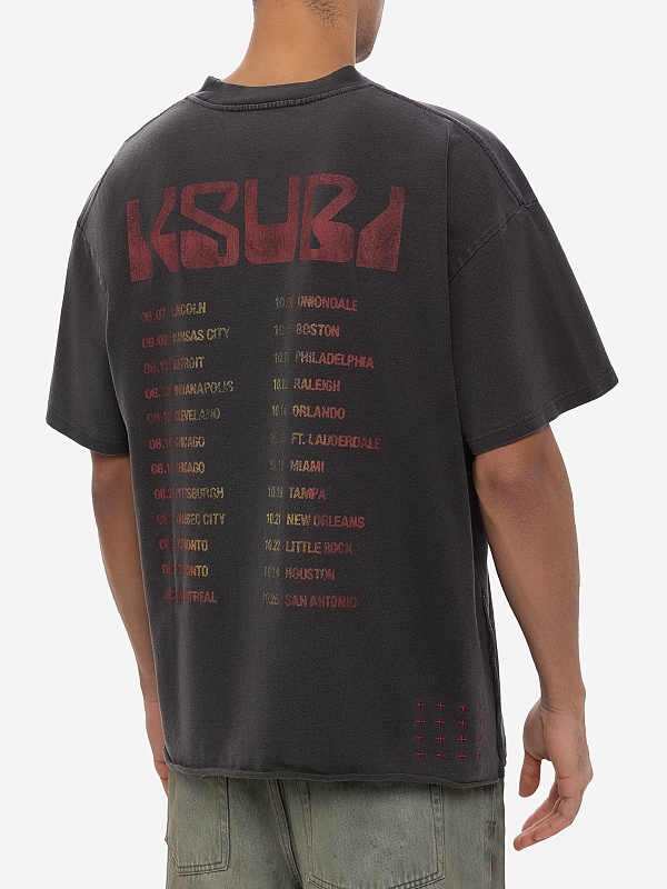 Футболка муж Ksubi MPF25TE026 black - 3