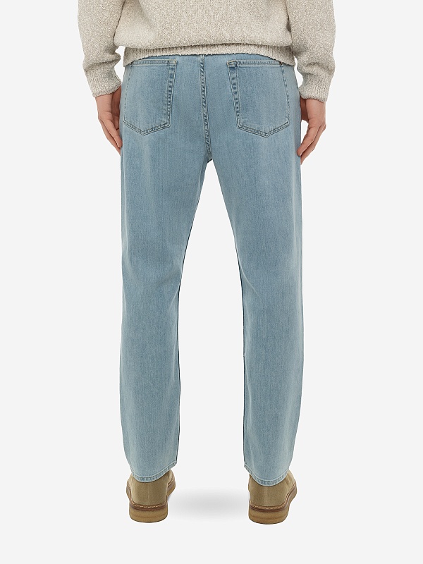 Джинсы муж AGNONA PE23P_T702U4_UC012 B26 BLEACHED - 4