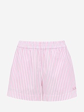 Шорты жен MC2 Saint Barth MEA002 03863H POPELINE SB BEACH STRIPES V 21 EMB