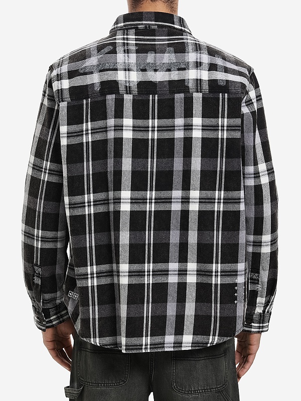 Рубашка муж Ksubi MFA25SH017 BLACK - 3