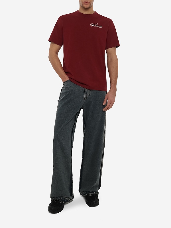 Футболка унисекс Sporty & Rich TO04362083RE10 Merlot - 1