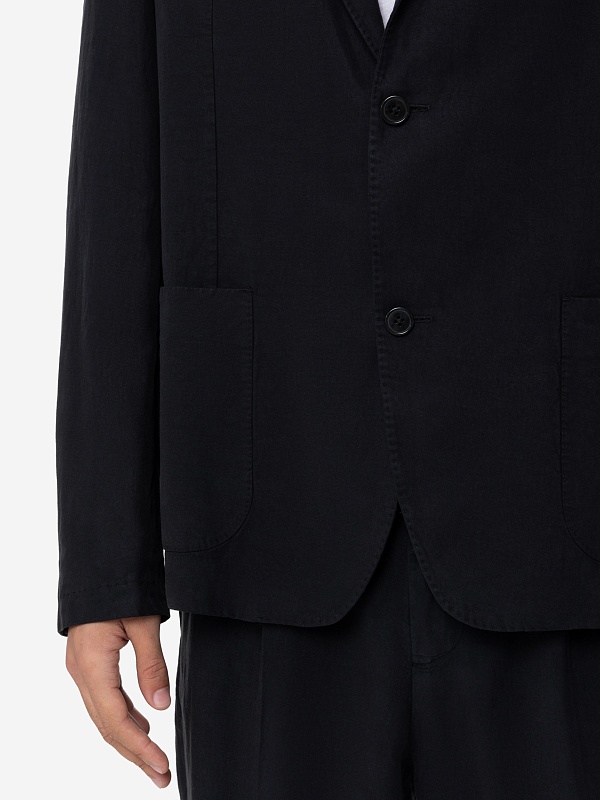 Пиджак муж Officine Generale S25MTLG408 BLACK - 4