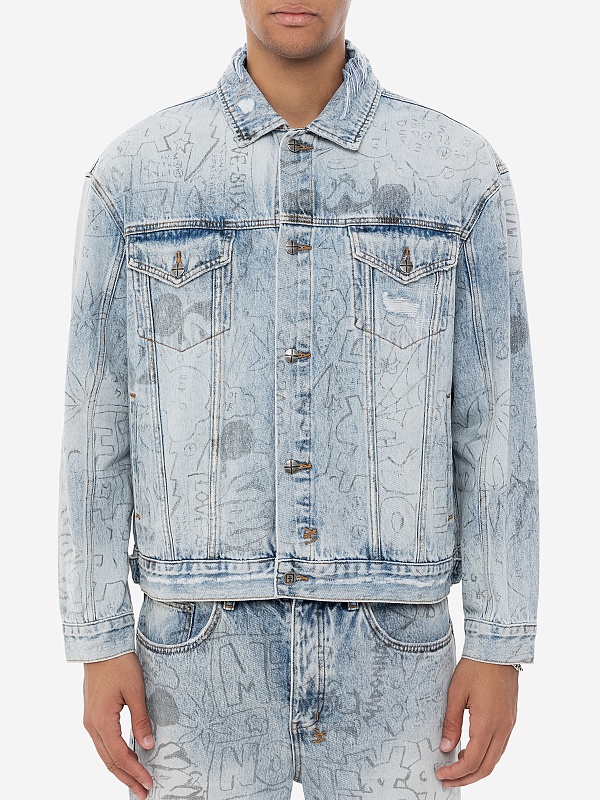 Куртка джинсовая муж Ksubi MSP25JK005 DENIM - 2