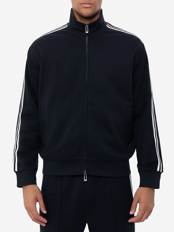 Толстовка на молнии муж Emporio Armani EM001110 AF13488 UB118 ICONICO 0920 BLU NAVY EA - 2