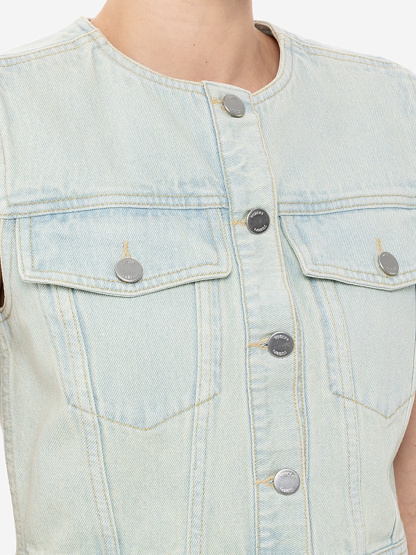 Жилет жен Yuzefi YUZRS25-RW-JK01-43 LIGHT BLUE - 5