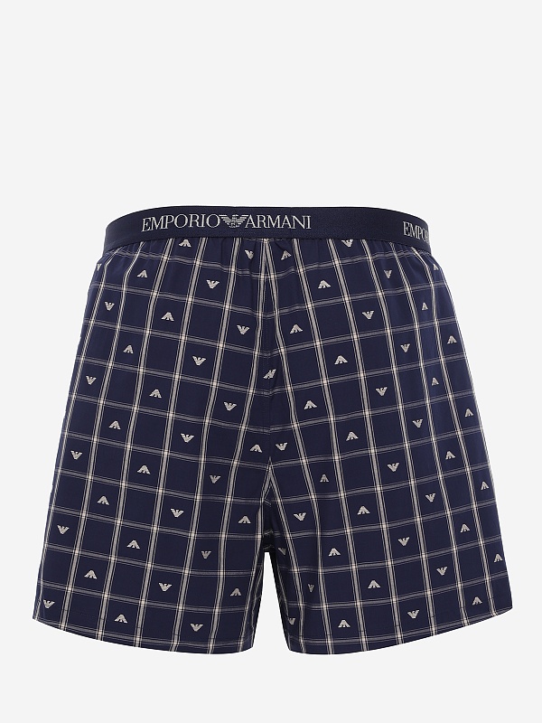 Трусы муж Emporio Armani EM000366 AF19059 FB065 CHECK EAGLE AR.BL-NUT - 1