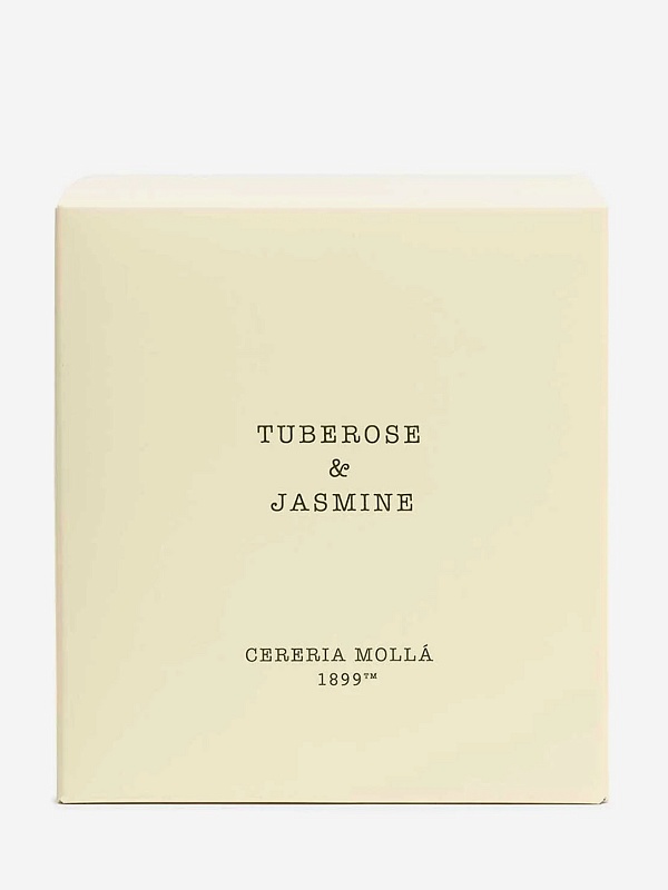 Свеча унисекс Cereria Molla 1899 6639 Tuberose & Jasmine XL, 3 фитиля 600г - 1