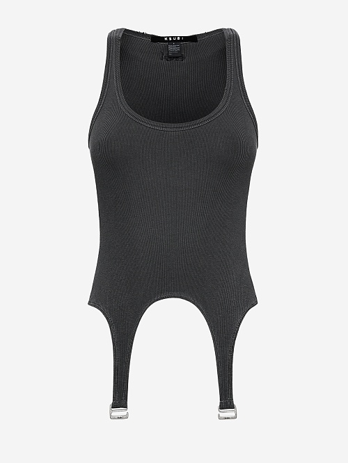 Топ жен Ksubi WPF25SI003 charcoal - 0