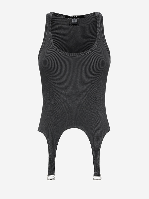 Топ жен Ksubi WPF25SI003 charcoal - 5