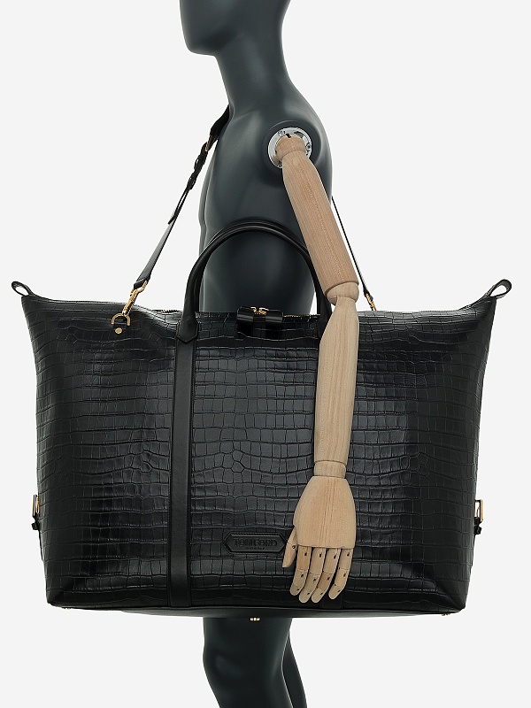 Сумка муж Tom Ford H0568-LCL374G 1N001 BLACK - 4