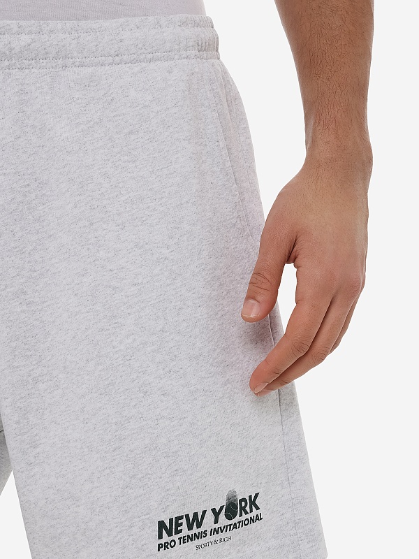 Шорты муж Sporty & Rich SH03961428GY03 Heather Gray - 5