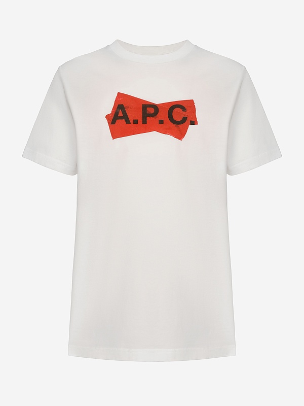 Футболка муж A.P.C. COHBM-M26457 AAB WHITE - 0