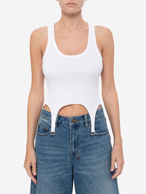 Топ жен Ksubi WPF25SI004 white - 2