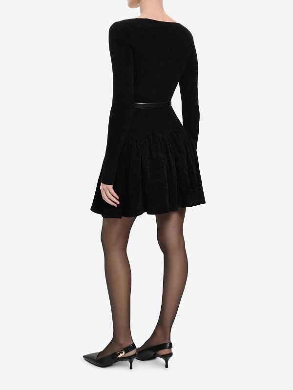 Платье жен Self-Portrait AW25-029S-B BLACK - 3