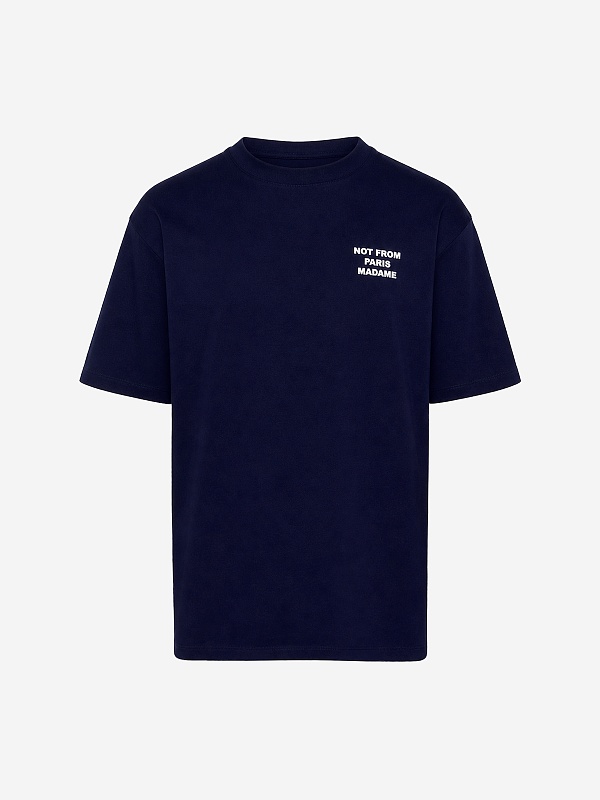 Футболка муж Drôle de Monsieur PERM-TS203-CO002-NY NAVY - 0