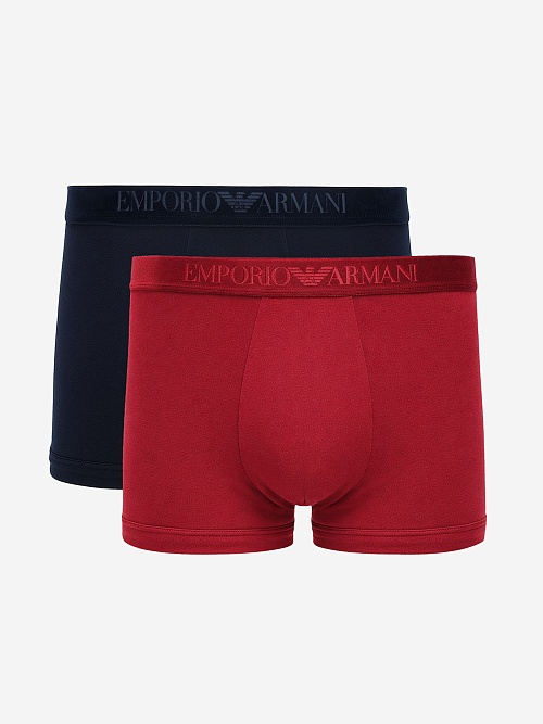 Набор (трусы 2 пары) муж Emporio Armani EM000253 AF15005 M5059 RHUBARB/ARMANI BLUE - 0
