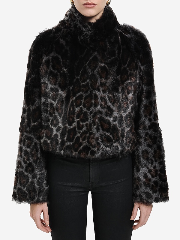 Шуба жен Burka TG-1415B/50BR Разноцветный - 2