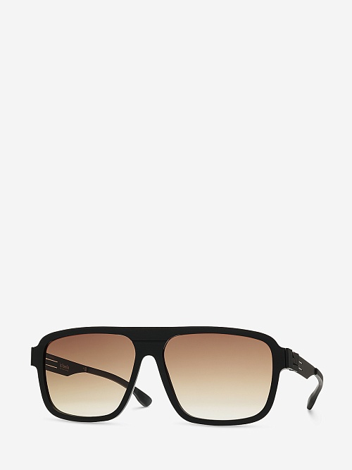 Солнцезащитные очки Ic Berlin IB Egon Black Rough Black Matt Brown Sand Mittwoch 51 15 150 - 0