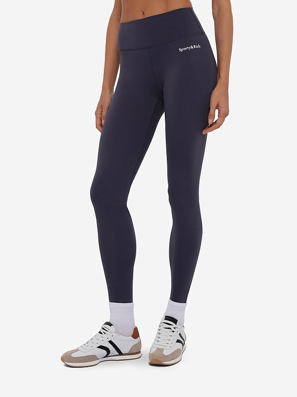 Леггинсы (спортивные) жен Sporty & Rich PA002711300GY25 Carbon White - 3