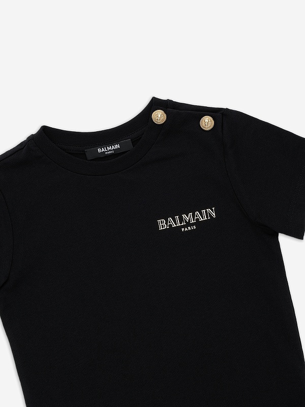 Футболка мал Balmain BX8521 Z3186 930OR - 2
