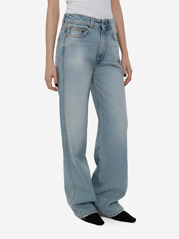 Джинсы жен Haikure HEW03300DF106 L0828 LIPARI BLUE - 3