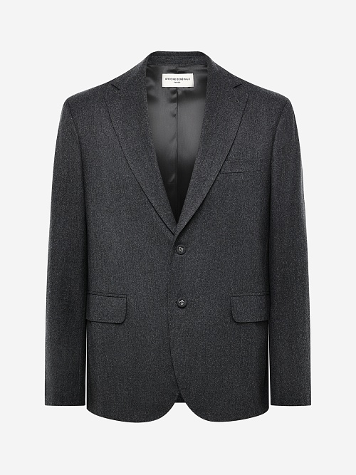 Пиджак муж Officine Generale W25MTLG401 DARK HEATHER GREY - 0