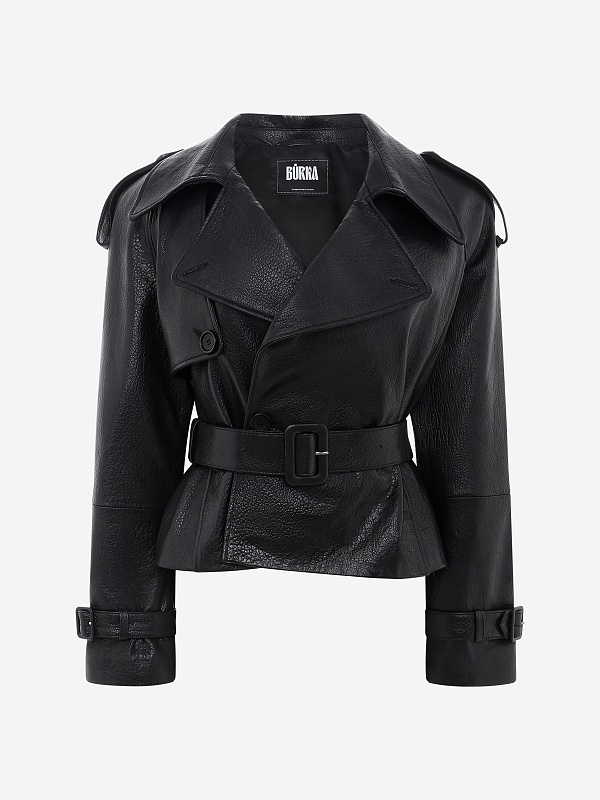 Куртка кожаная жен Burka an-2437 Черный - 0