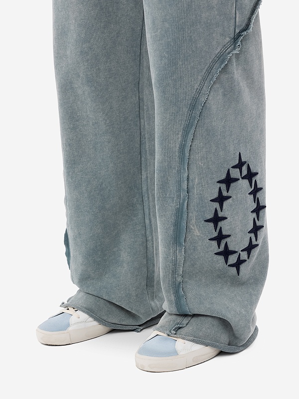 Брюки муж Etudes Studio BITUME EUROPA HEAVY BLEACH PALE BLUE - 7