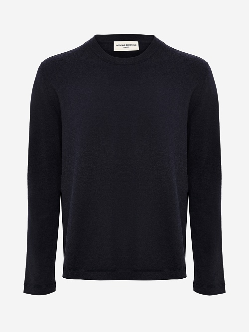 Свитер муж Officine Generale W25MTEE207 DARK NAVY - 0